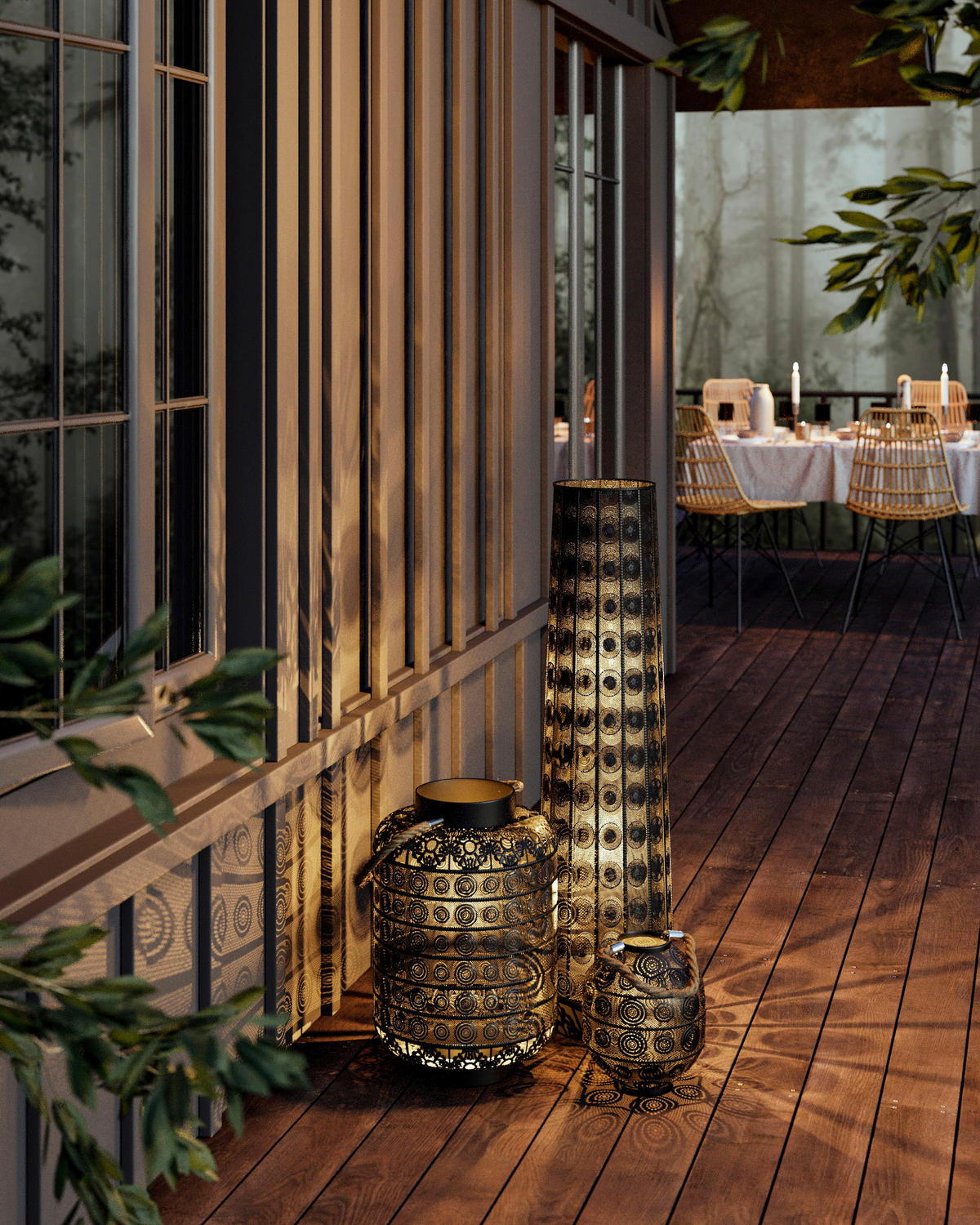 Bodenleuchte 38215 Bodenleuchte Sultans 39/58/39 cm 39/58/39 cm  - Goldfarben/Schwarz, LIFESTYLE, Textil/Metall (39/58/39cm) - Kare-Design