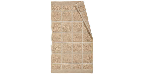 GÄSTETUCHSET 30/50 cm CHECK Braun 2-teilig  - Braun, Textil (30/50cm) - Esposa