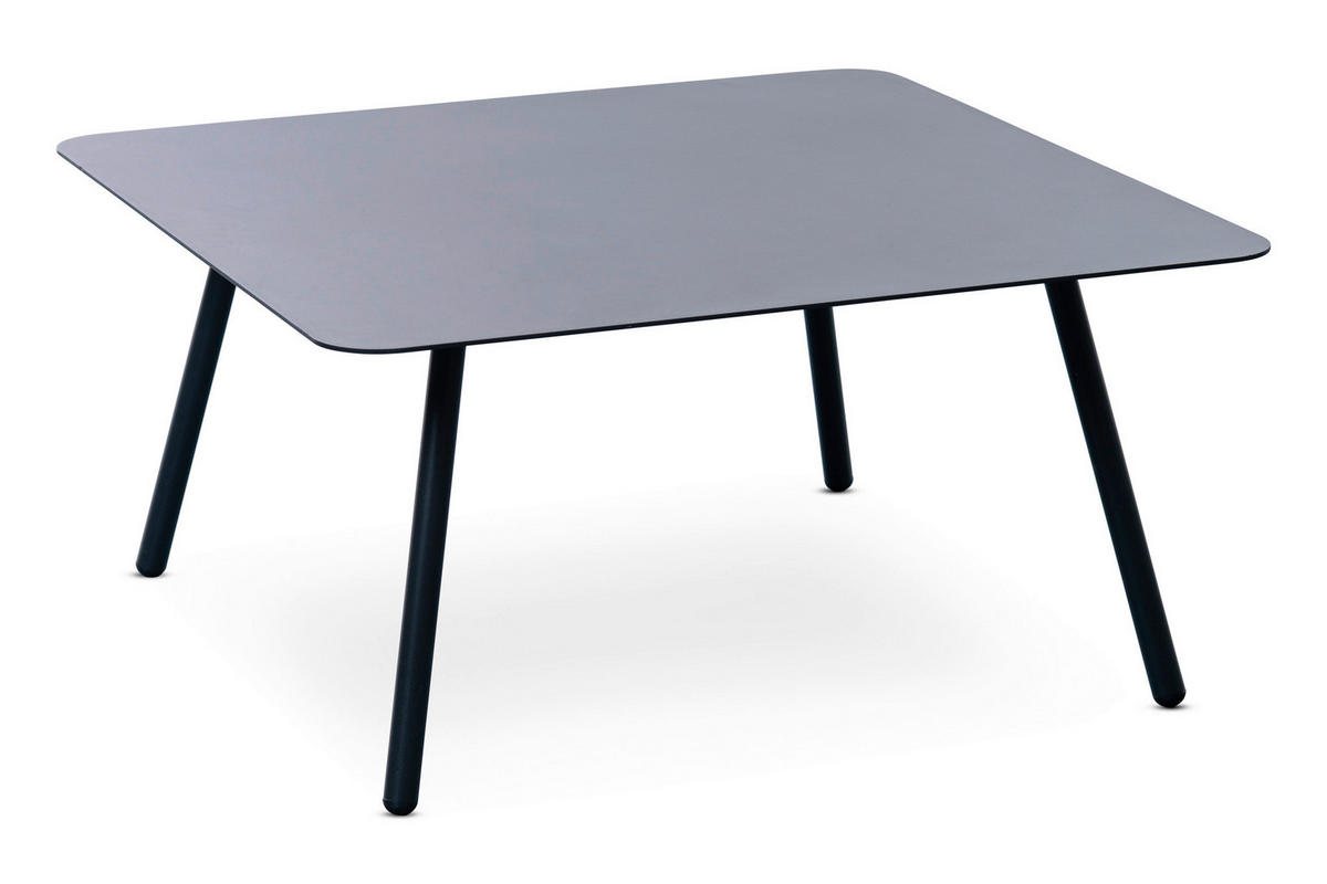 BEISTELLTISCH in Metall 75/75/35 cm  - Anthrazit, Design, Metall (75/75/35cm) - Xora