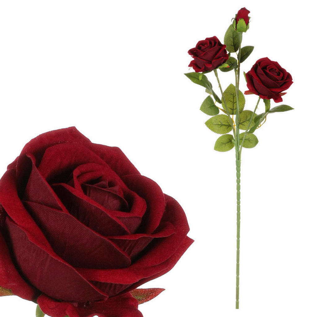 RUŽA 52 cm - tmavoružová