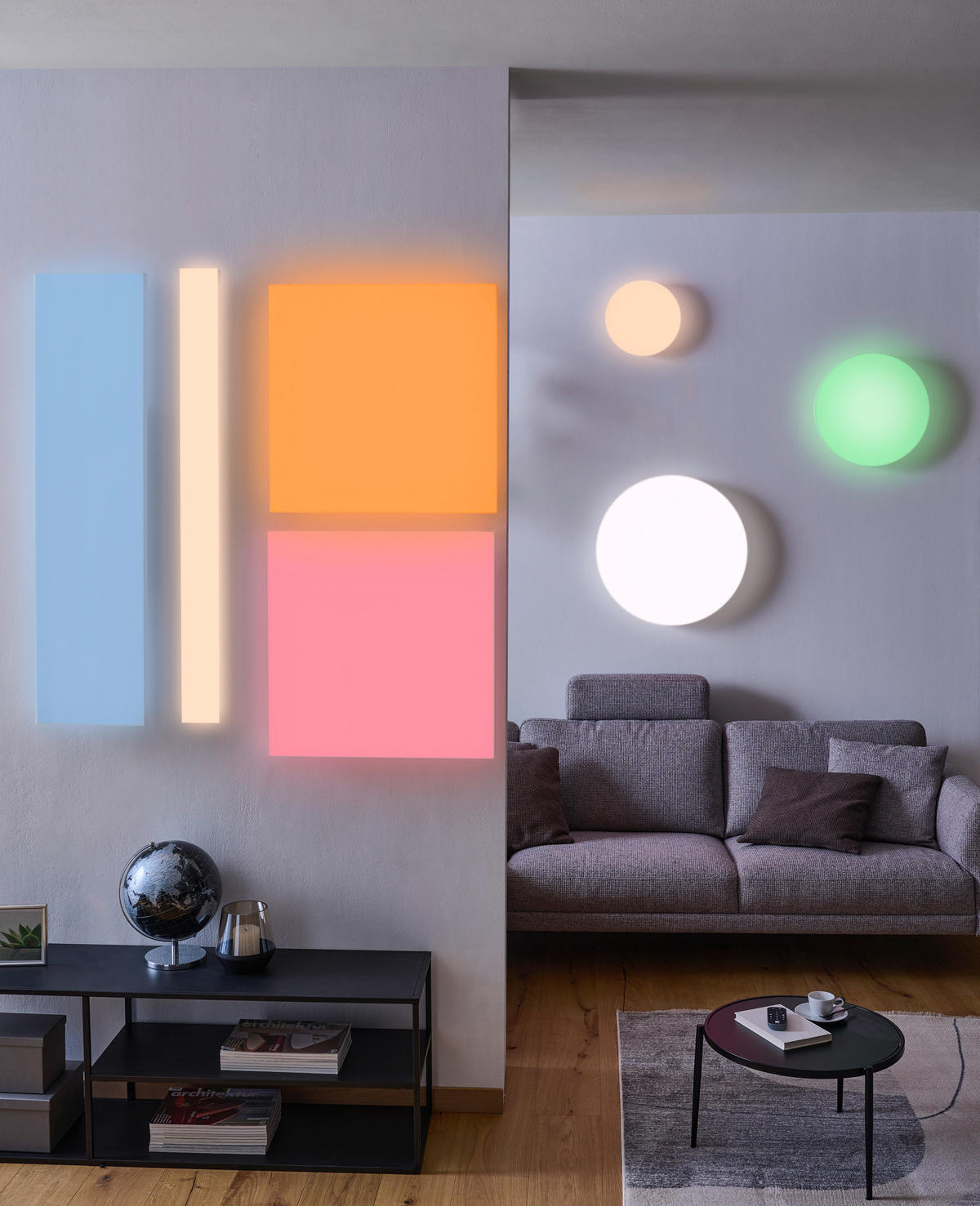 LED-DECKENLEUCHTE Turcona-Z  Smart 120/30/5 cm   - Weiß, Design, Kunststoff/Metall (120/30/5cm) - Eglo