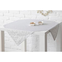 ASZTALTERÍTŐ   - ezüstszínű, Basics, textil (90/90cm)
