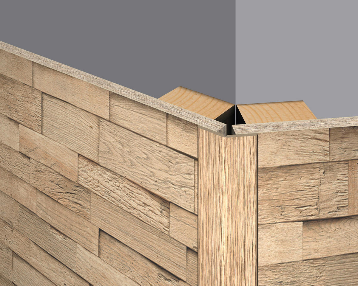 Faltleiste Eiche  - Eichefarben, Basics, Naturmaterialien (240/2.2/2.2cm) - Egger Holzwerkstoffe