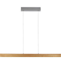 LED-HÄNGELEUCHTE Emilia 121/95-160 cm   - Natur, Holz (121/95-160cm) - Herzblut