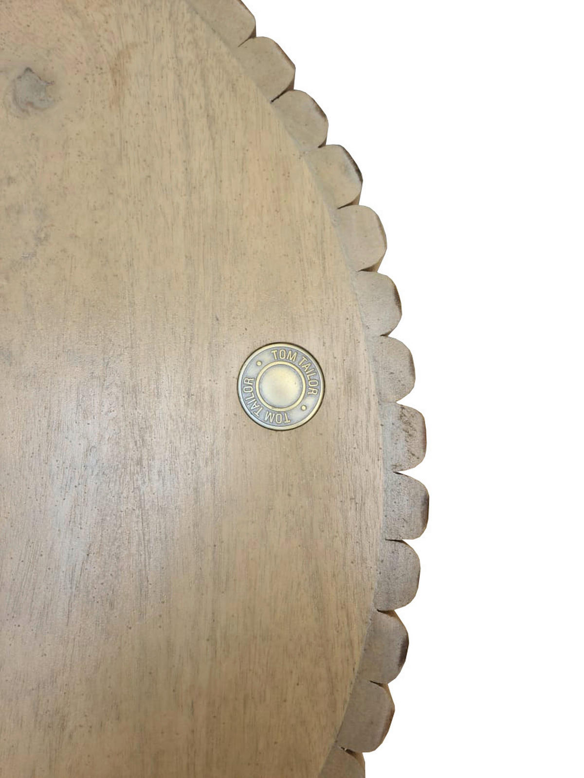 COUCHTISCH Mangoholz massiv 55/55/34 cm rund Naturfarben  - Naturfarben, Design, Holz (55/55/34cm) - MID.YOU