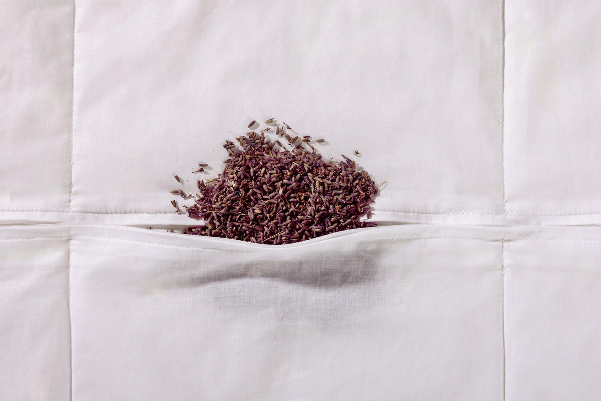 Duftkissen Lavendelaroma   - Naturfarben, Basics, Textil (40/12/80cm) - Bio:Vio