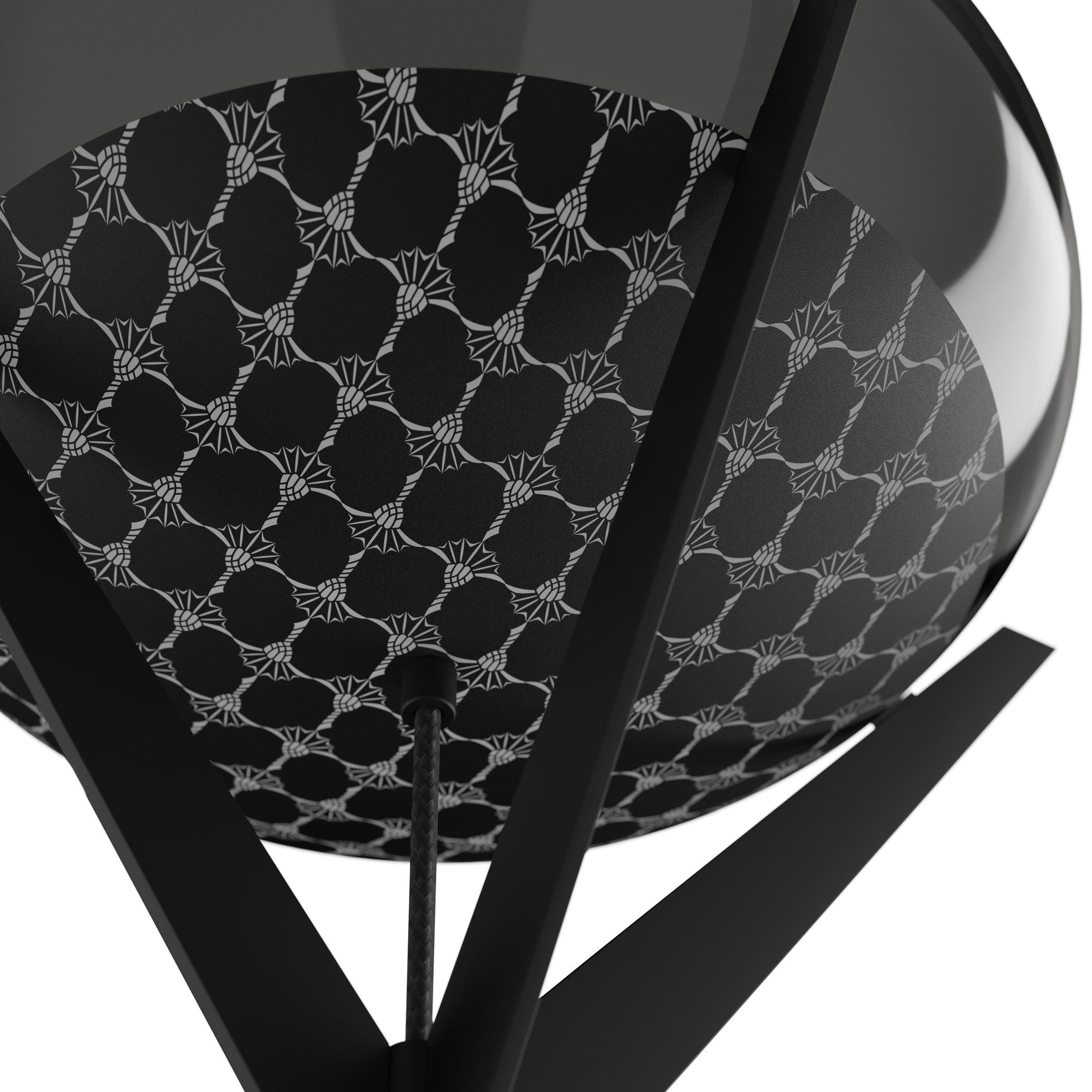 SVJETILJKA PODNA CURVE LIGHTS  - siva/prozirno, Lifestyle, staklo/metal (40/162,5cm) - Joop!