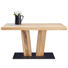 ESSTISCH in Holz - Eichefarben/Schwarz, Natur, Holz/Metall (140/90/76cm) - Valdera ESSTISCH in Holz - Eichefarben/Schwarz, Natur, Holz/Metall (140/90/76cm) - Valdera