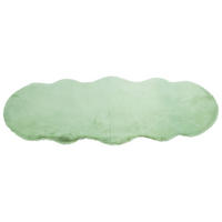 UMELÁ KOŽUŠINA, 55/160 cm, zelená - zelená, Basics, textil (55/160cm)