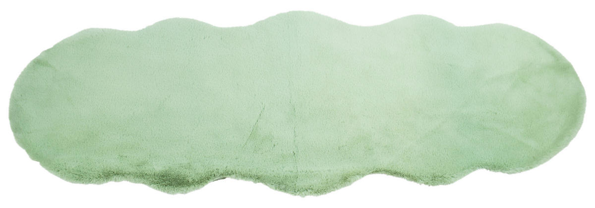 UMELÁ KOŽUŠINA, 55/160 cm, zelená - zelená, Basics, textil (55/160cm)