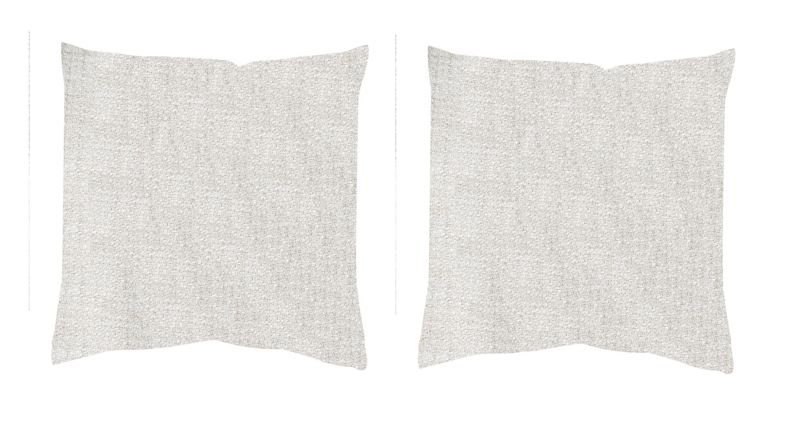 KISSENHÜLLEN-SET FJELLA 40/40 cm  - Naturfarben, Basics, Textil (40/40cm)