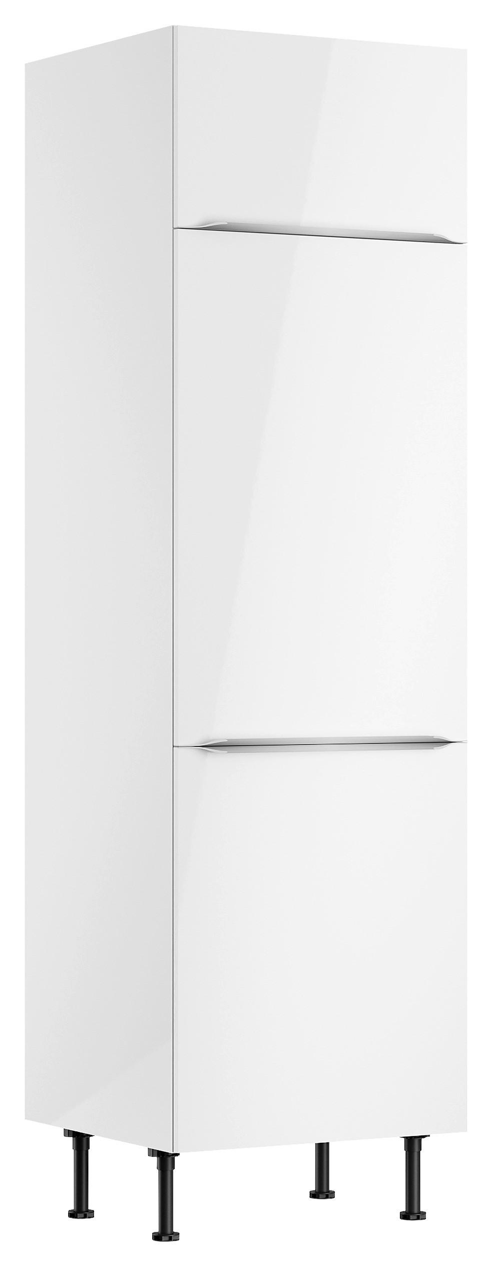 Optifit Geräteumbauschrank Weiß, Weiß Hochglanz 60x211.8x58.1 cm
