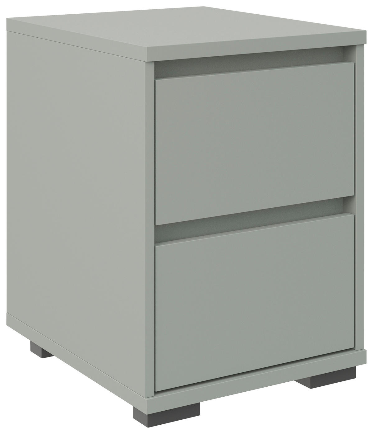 NACHTSCHRANK 40,1/54,8/48 cm  - Anthrazit/Graugrün, Design, Holzwerkstoff/Kunststoff (40,1/54,8/48cm) - Carryhome