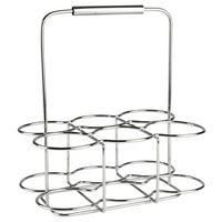 FLASCHENTRÄGER - Silberfarben, KONVENTIONELL, Metall (30/22/35cm) - Justinus