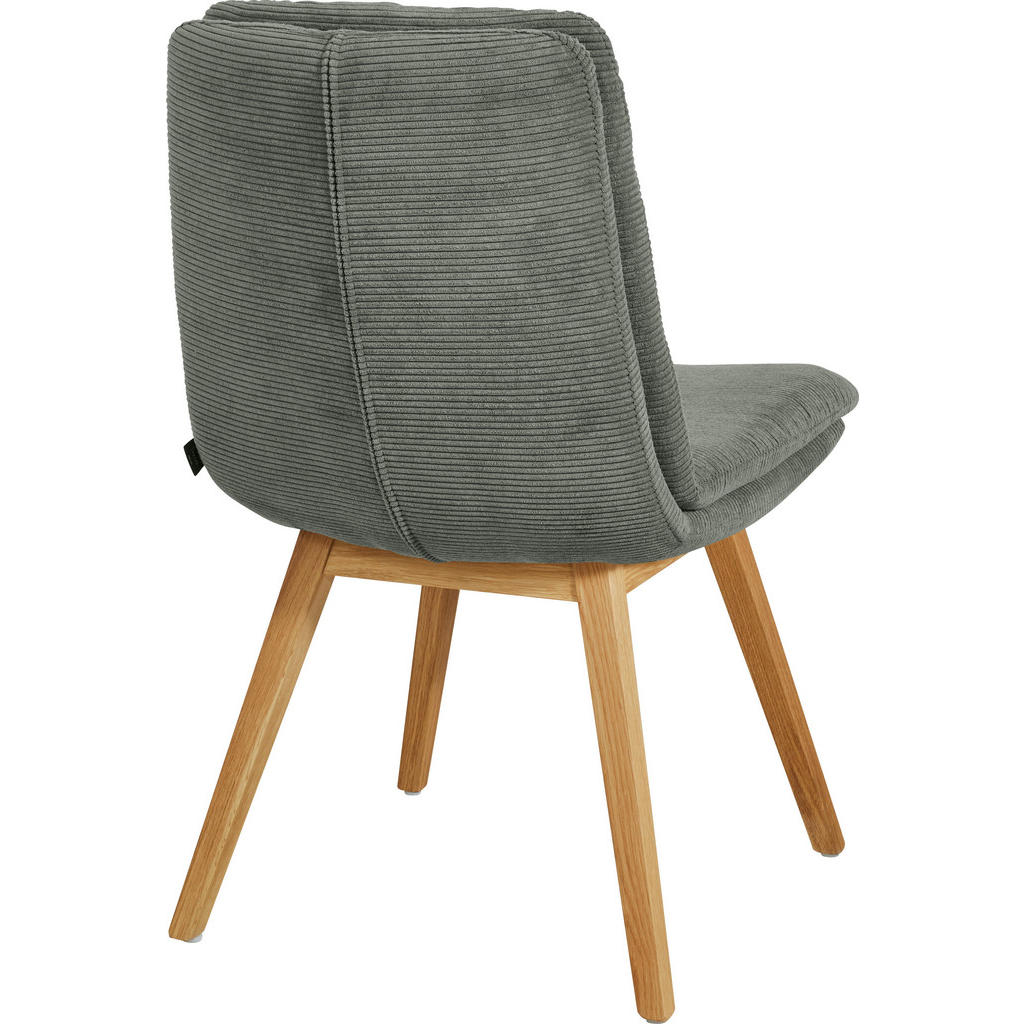Thumbnail - Johann Jakob Stuhl, Olivgrün, Textil, Eiche, konisch, 49x90x69 cm, Blauer Engel, Goldenes M, Dgm, Oeko-Tex® Standard 100...