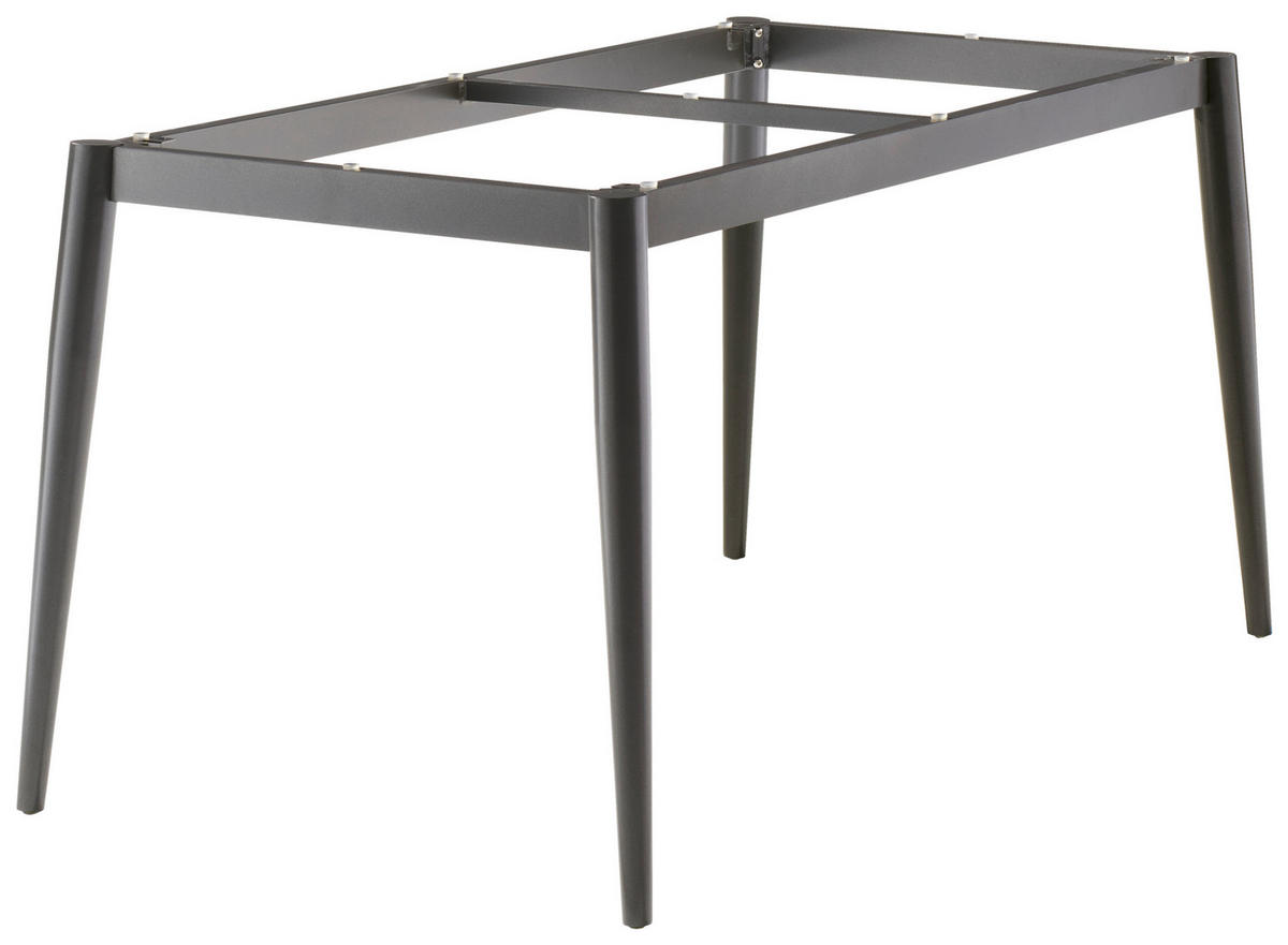 GARTENTISCHGESTELL 160/90/73 cm Metall  - Grau, Basics, Metall (160/90/73cm) - Sieger