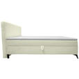 BOXBETT 160/200 cm  in Creme  - Creme/Schwarz, Design, Holz/Holzwerkstoff (160/200cm) - Xora