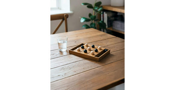 DEKOSPIEL  - Beige/Creme, Basics, Holz/Holzwerkstoff (40/30/6,5cm) - Ambia Home