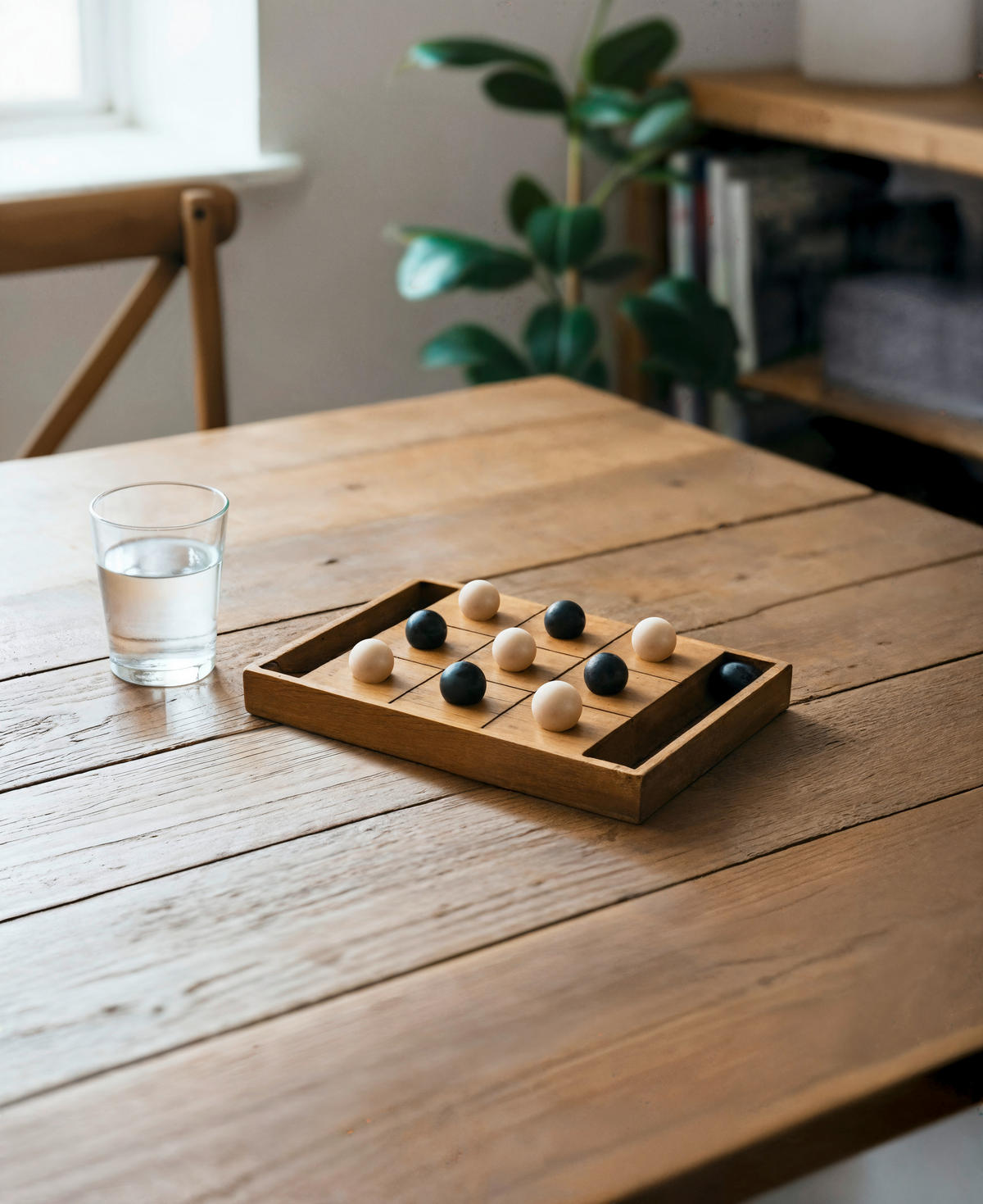 DEKOSPIEL  - Beige/Creme, Basics, Holz/Holzwerkstoff (40/30/6,5cm) - Ambia Home