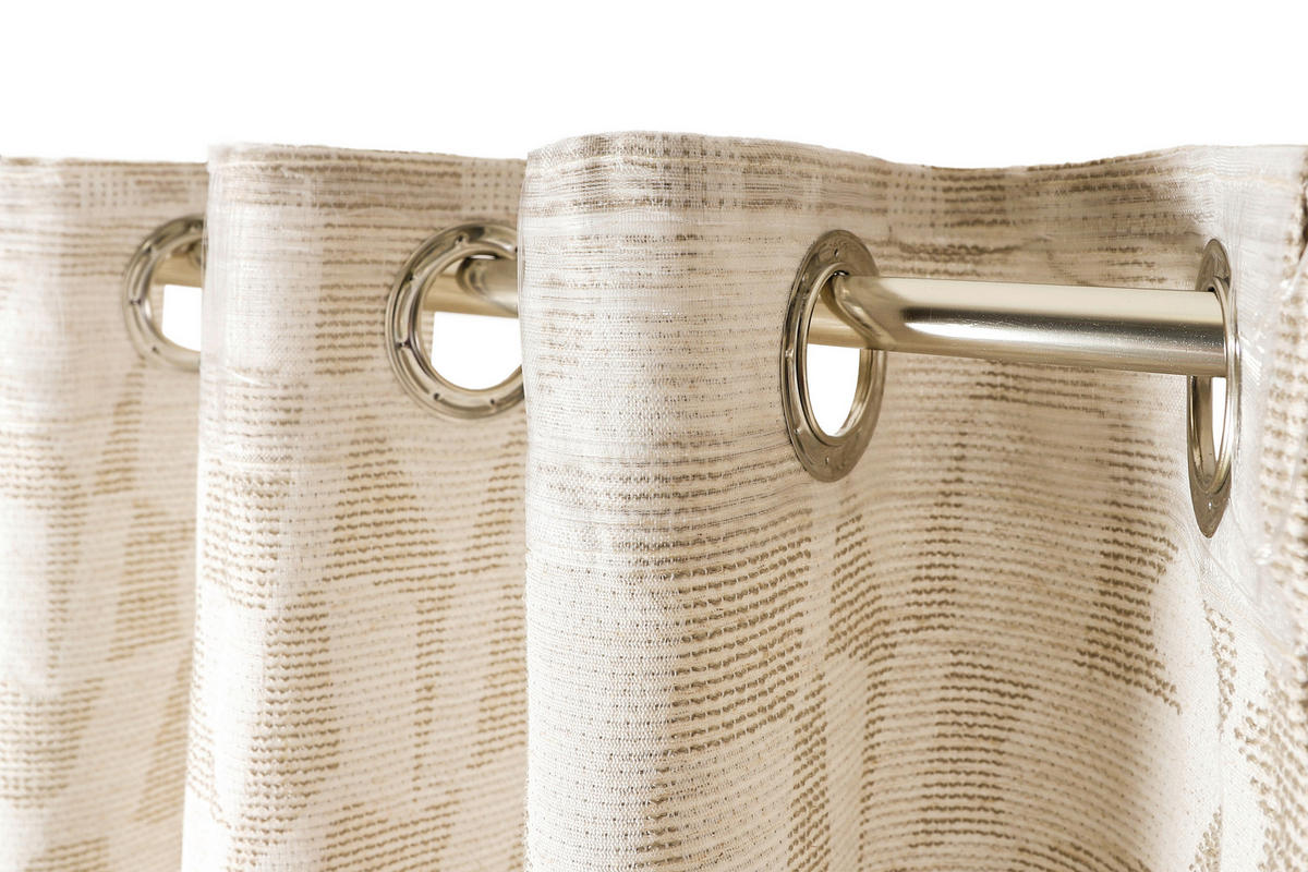 ÖSENSCHAL E-Cosmo blickdicht 140/250 cm   - Beige/Creme, Basics, Textil (140/250cm) - Esprit