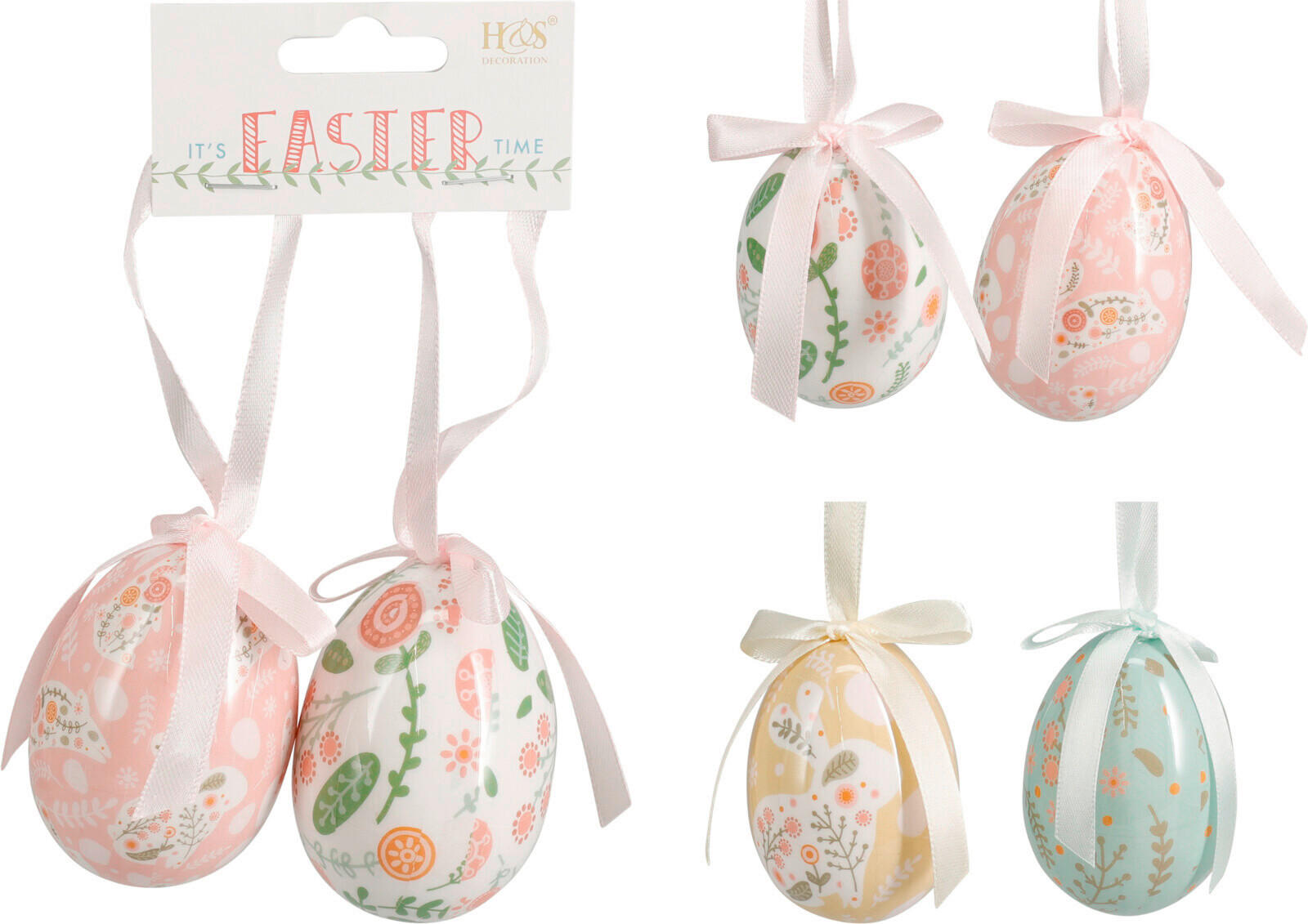 FÜGGŐDÍSZ - többszínű, Basics, műanyag (10cm)