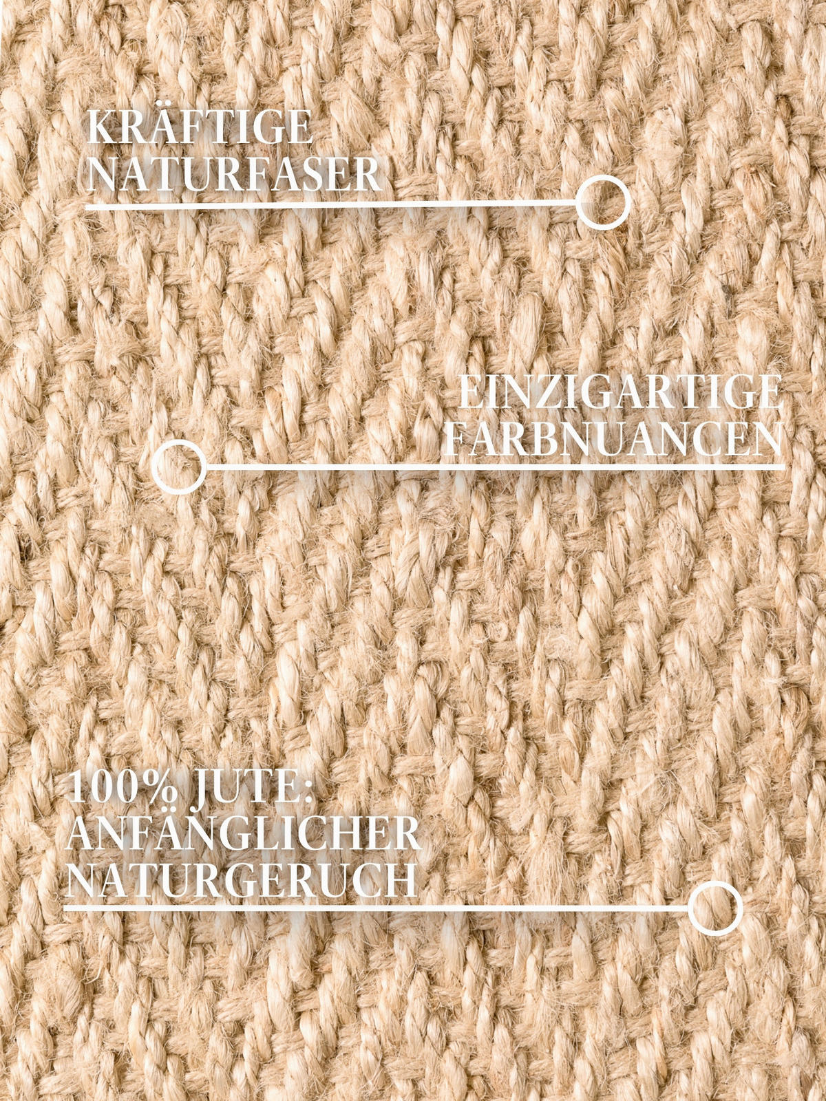 JUTETEPPICH 160/230 cm Goldbraun  - Goldbraun, Basics, Textil (160/230cm) - Hanse Home
