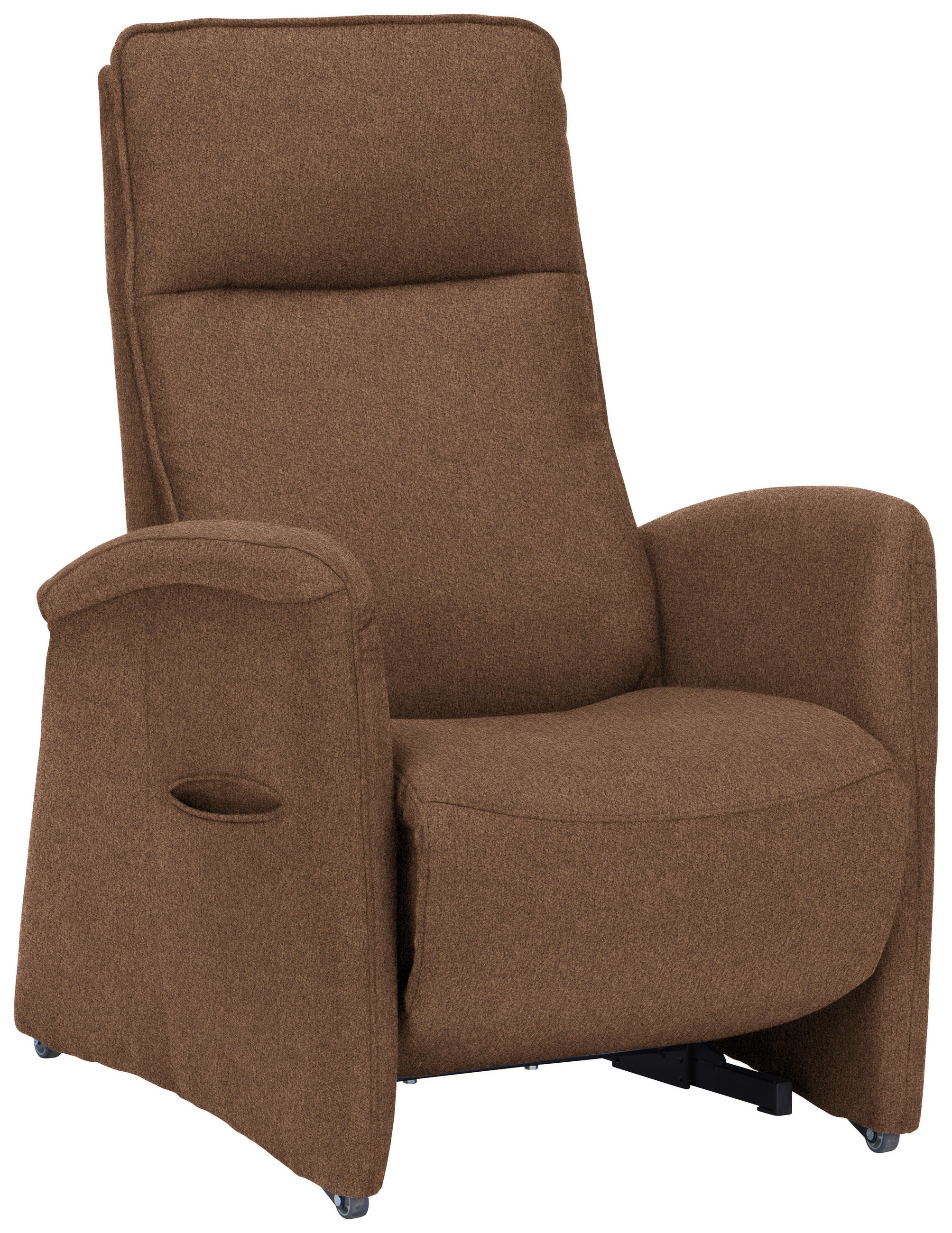 FERNSEHSESSEL in Chenille Braun  - Braun, Konventionell, Kunststoff/Textil (79-83/108/87cm) - Valdera