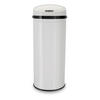 ODPADKOVÝ KOŠ  42 l - bílá/černá, Trend, kov/plast (31/31/79,5cm) - Echtwerk