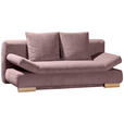 SCHLAFSOFA in Cord Rosa  - Rosa, KONVENTIONELL, Textil (200/87/93cm) - Novel