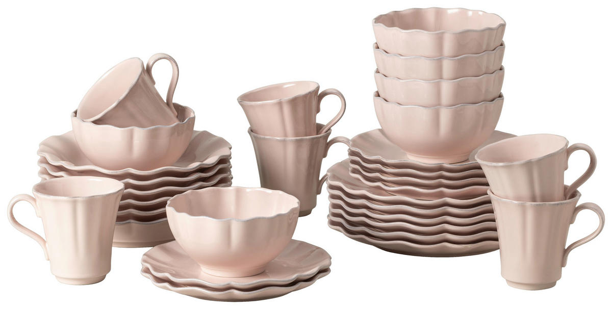 KOMBISERVICE Altrosa ROSA 30-teilig 6 Personen  - Altrosa, Basics, Keramik - Costa Nova