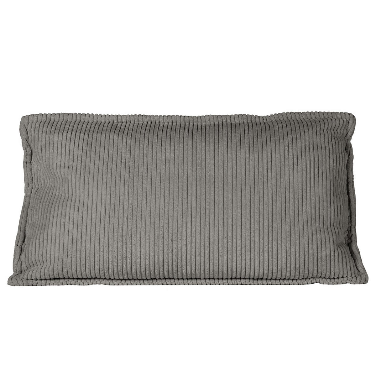 RÜCKENKISSEN   83/25/42 cm  - Anthrazit, Modern, Textil (83/25/42cm) - Trendmanufaktur