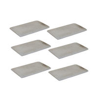 SERVIERPLATTEN-SET RAW  - Beige, Basics, Keramik (24/16/12cm) - Aida