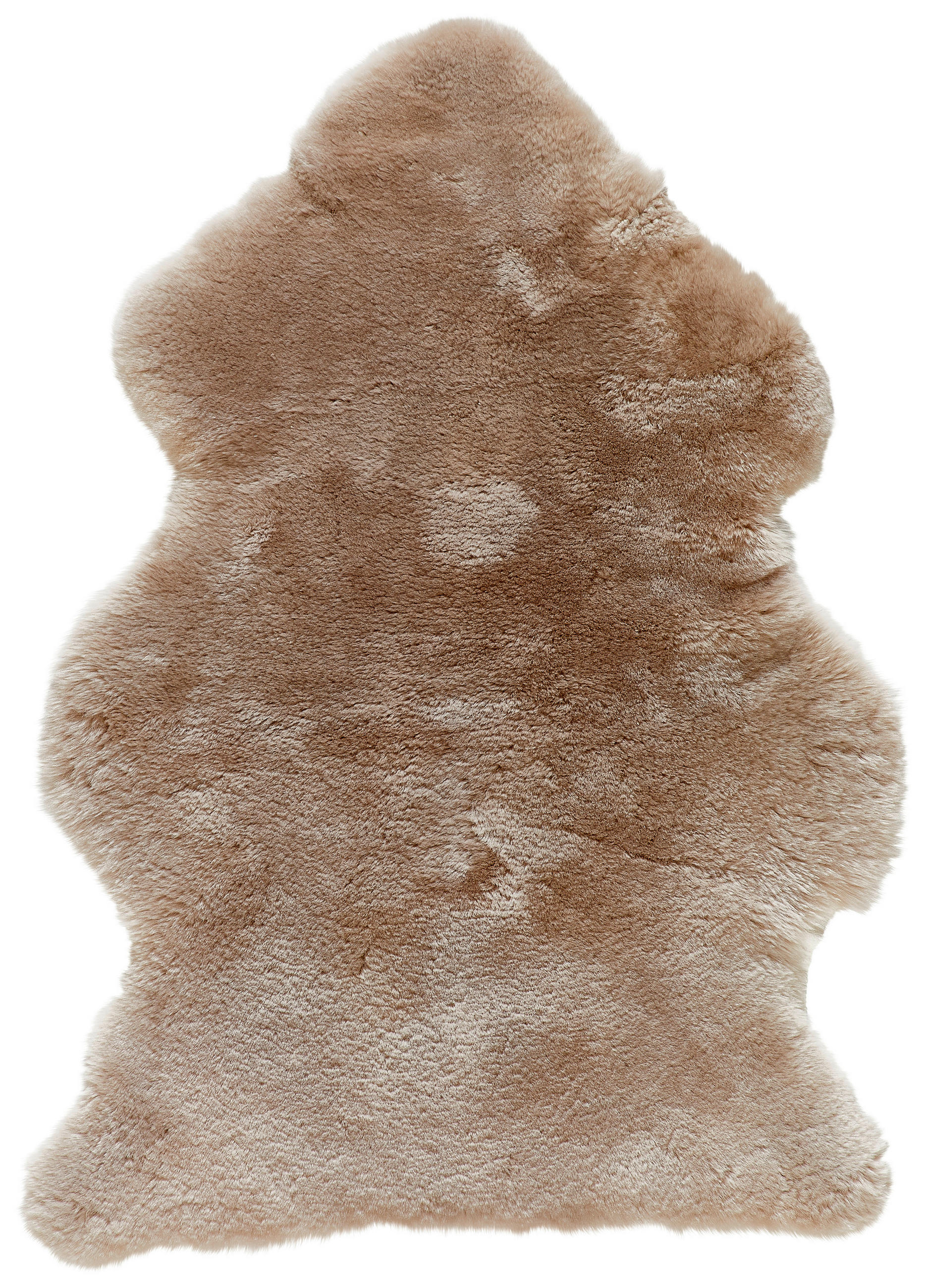 SCHAFFELL 60/90 cm Sidney Schlammfarben Tierform  - Schlammfarben, KONVENTIONELL, Fell (60/90cm) - Linea Natura