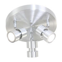 DECKENLEUCHTE     - Silberfarben, Trend, Metall (12/12/12cm)