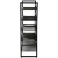SCHUHREGAL 72/102,5/30 cm  - Schwarz, Basics, Kunststoff/Metall (72/102,5/30cm) - Xora