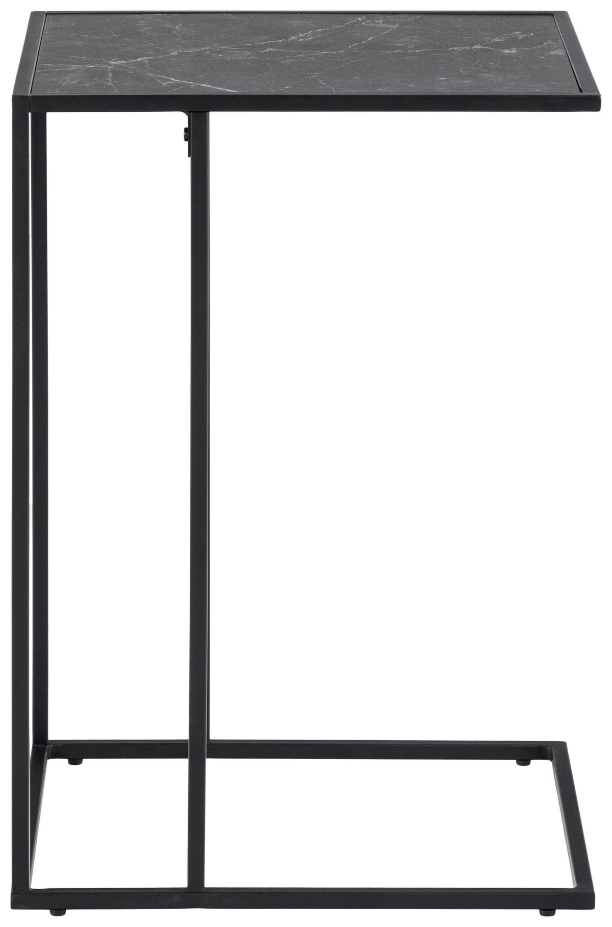 ODKLÁDACÍ STOLEK, černá - černá, Design, kov/kompozitní dřevo (43/35/63cm) - MID.YOU