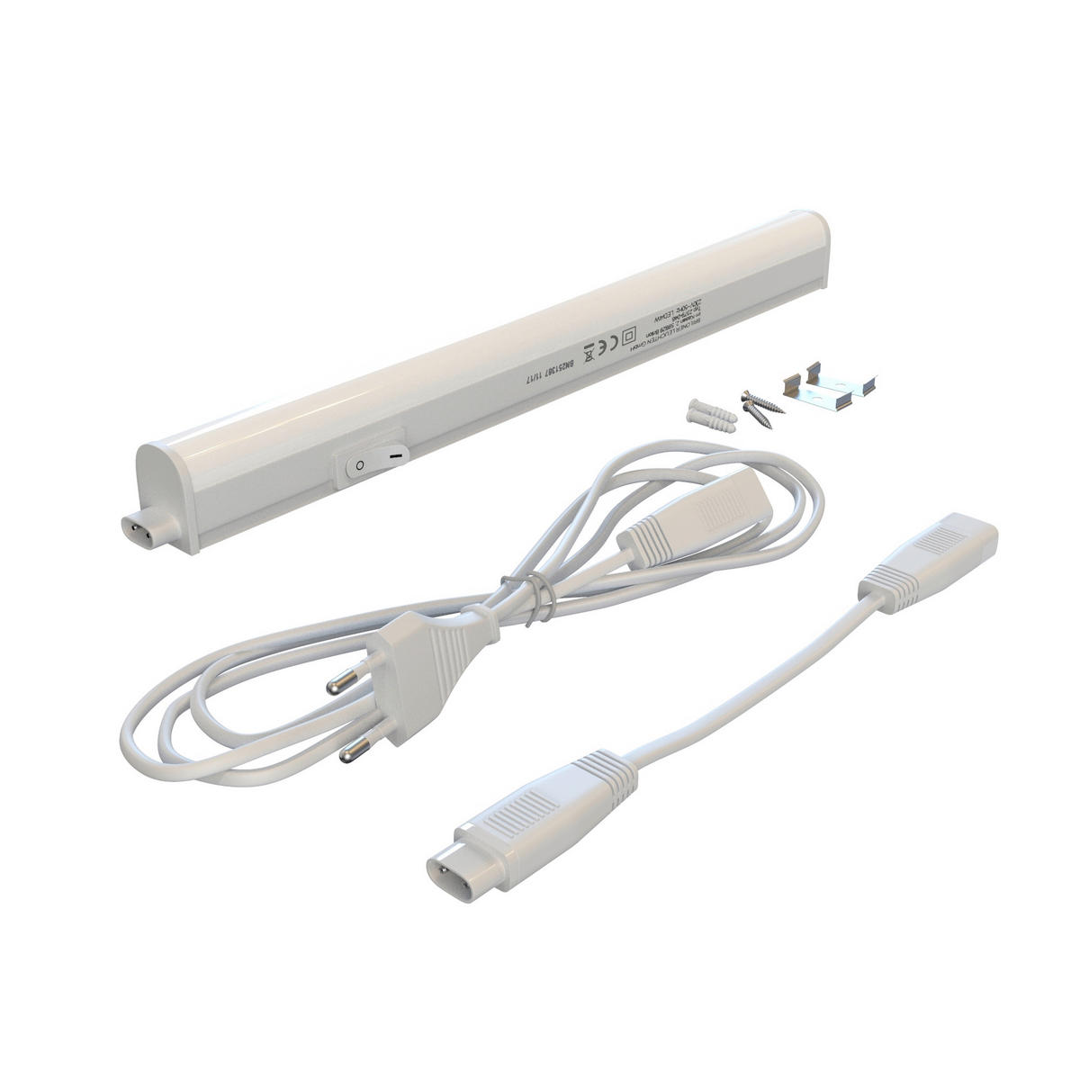 UNTERBAULEUCHTE 31,3/3/2,2 cm   - Weiß, KONVENTIONELL, Kunststoff (31,3/3/2,2cm)