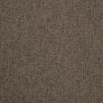 ECKSOFA in Webstoff Braun, Grau  - Silberfarben/Braun, Design, Kunststoff/Textil (304/218cm) - Carryhome