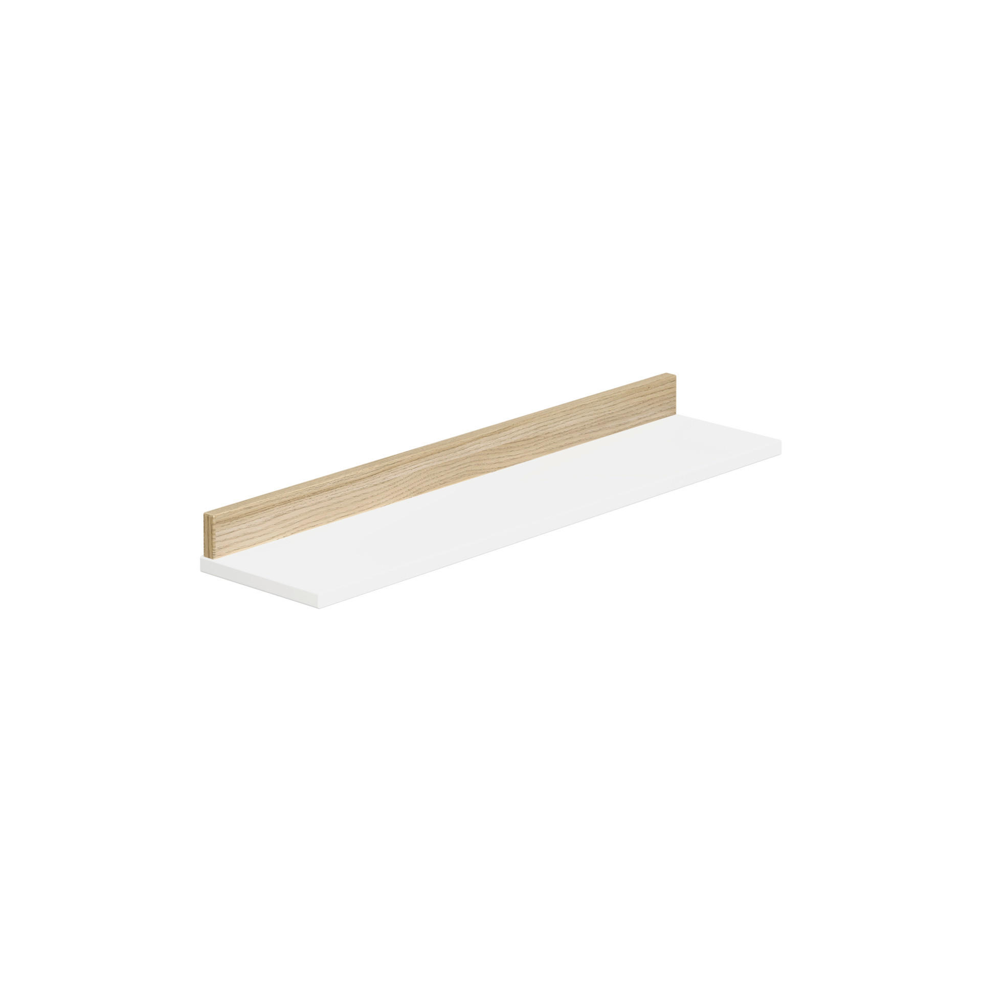 WANDBOARD Lieven Weiß, Eichefarben  - Eichefarben/Weiß, Basics, Holzwerkstoff (94,8/8,2/22,5cm) - Paidi