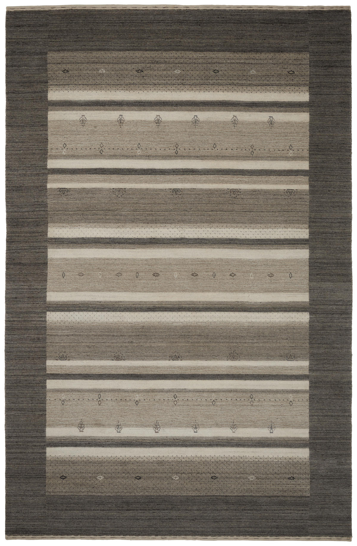 ORIENTTEPPICH 70/140 cm Savannah  - Hellgrau/Grau, Lifestyle, Textil (70/140cm) - Cazaris