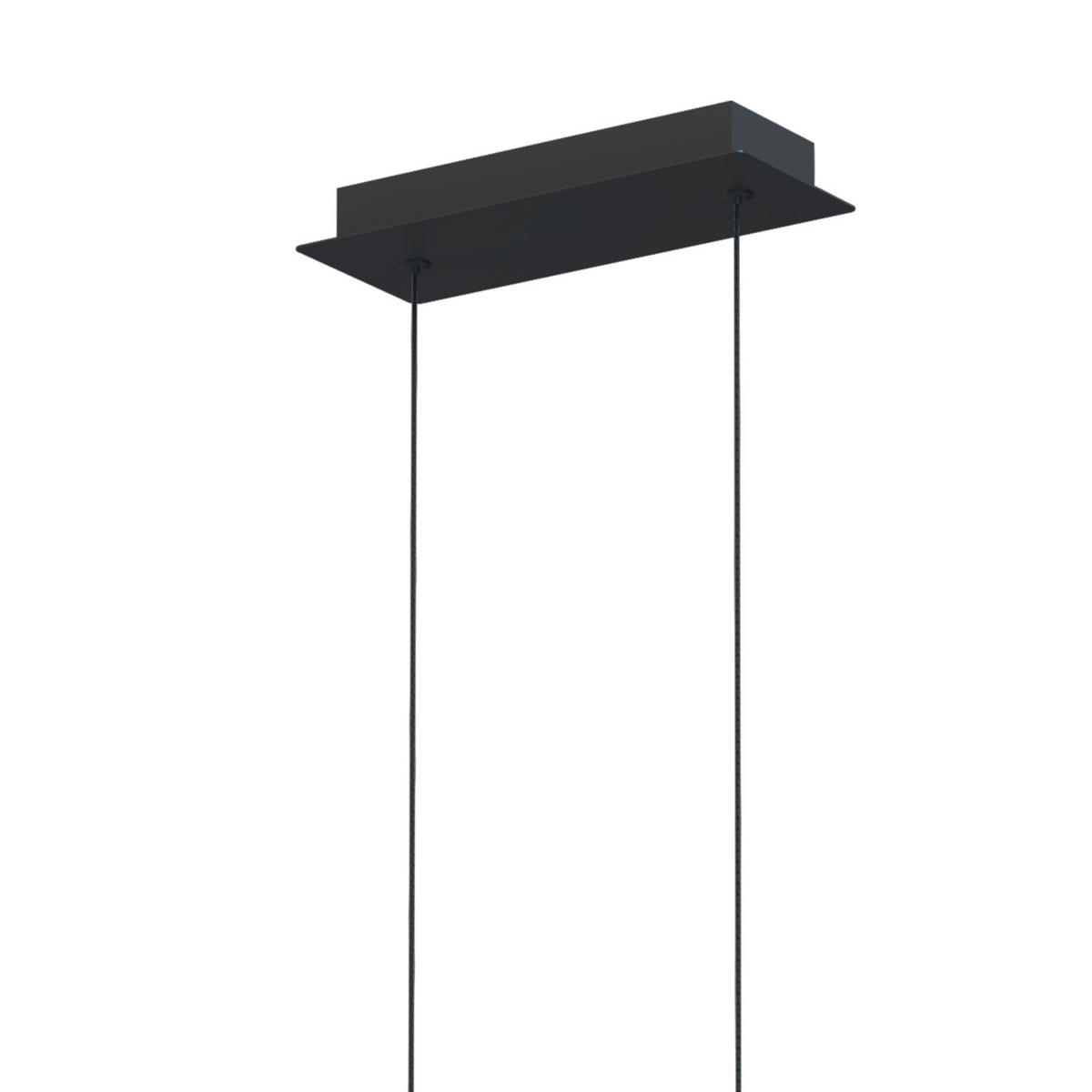 LED-PENDELLEUCHTE 110/18/150 cm  - Schwarz, Design, Metall (110/18/150cm)