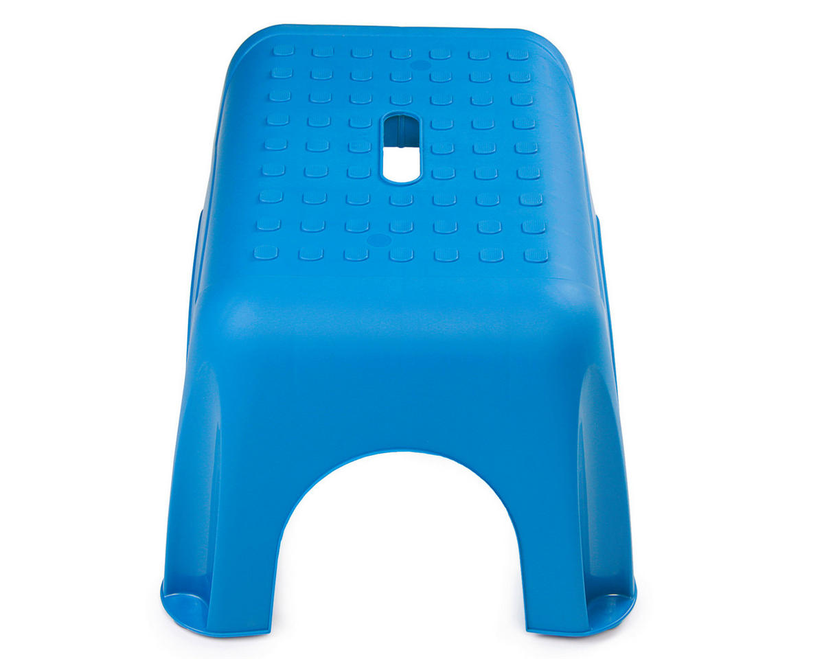 TRITTHOCKER Dunkelblau  - Dunkelblau, Basics, Kunststoff (44/23,5/31cm) - Ambia Garden