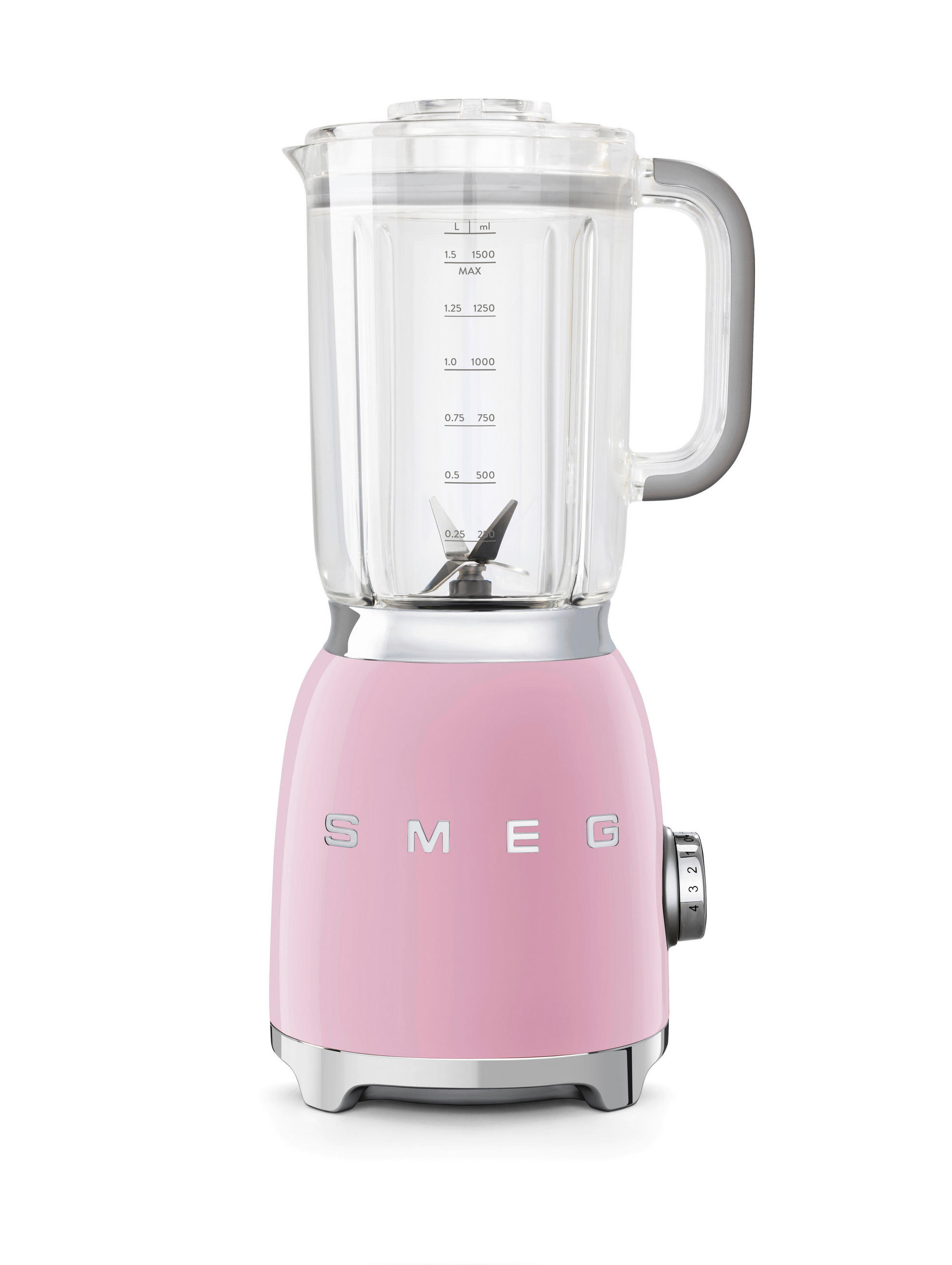 SAMOSTOJEĆI MIKSER  - svijetlo ružičasta, Basics, metal (19,7/39,7/16,3cm) - SMEG