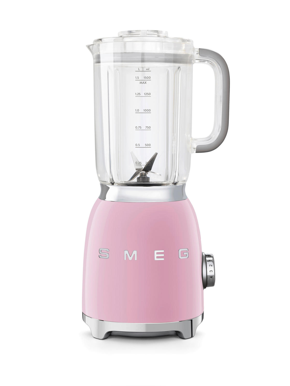 SAMOSTOJEĆI MIKSER  - svijetlo ružičasta, Basics, metal (19,7/39,7/16,3cm) - SMEG