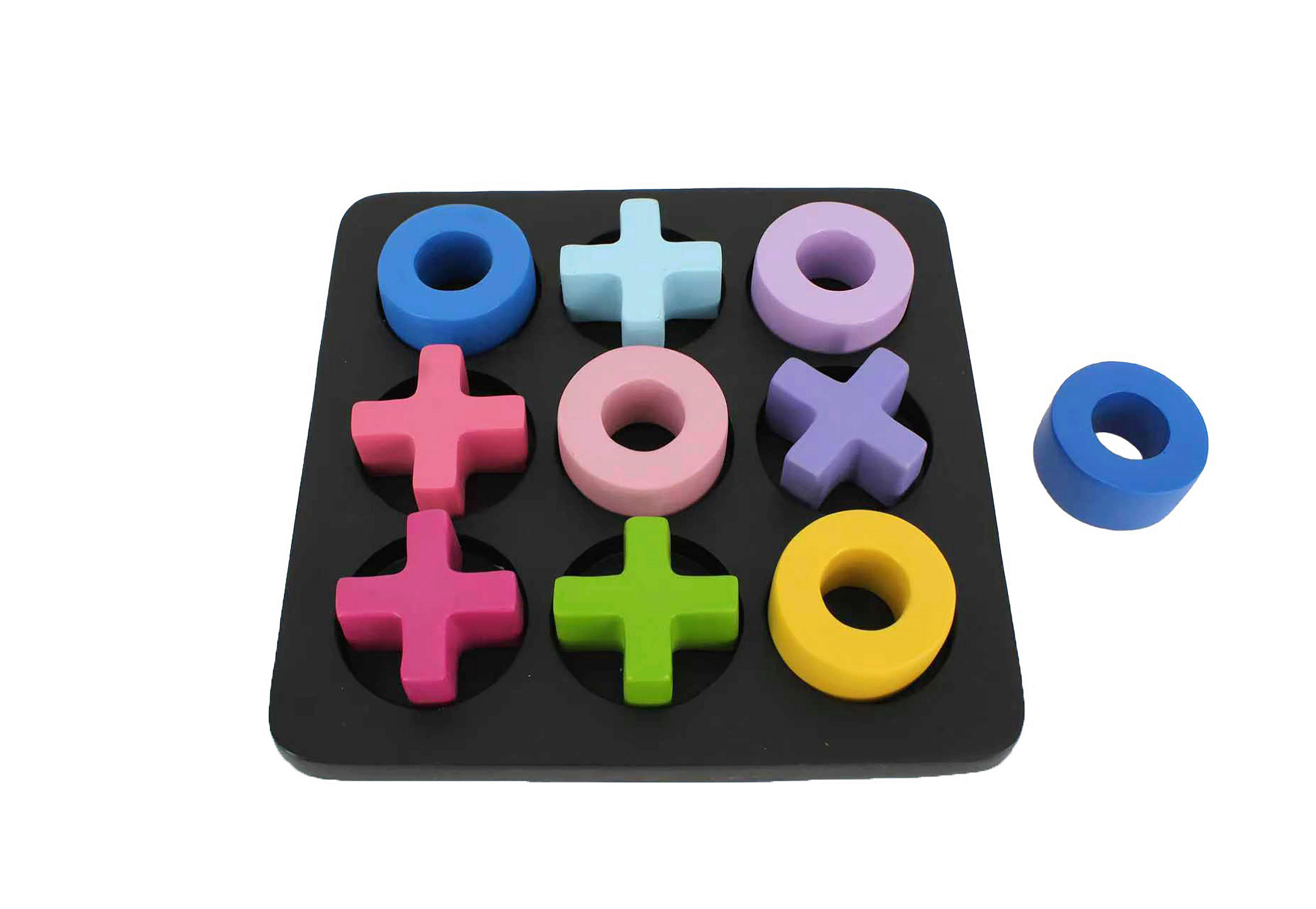 DEKORATIVT SPEL - pink/grön, Design, plast (27/27/4,5cm) - Ambia Home