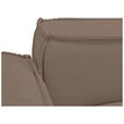 SCHLAFSOFA mit Liegefunktion, Schlafen auf Sitzhöhe, Rücken echt Webstoff Braun - Schwarz/Braun, KONVENTIONELL, Kunststoff/Textil (256/83/115cm) - Carryhome