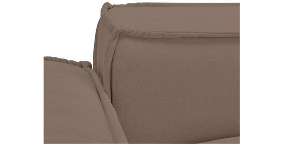 SCHLAFSOFA mit Liegefunktion, Schlafen auf Sitzhöhe, Rücken echt Webstoff Braun - Schwarz/Braun, KONVENTIONELL, Kunststoff/Textil (256/83/115cm) - Carryhome