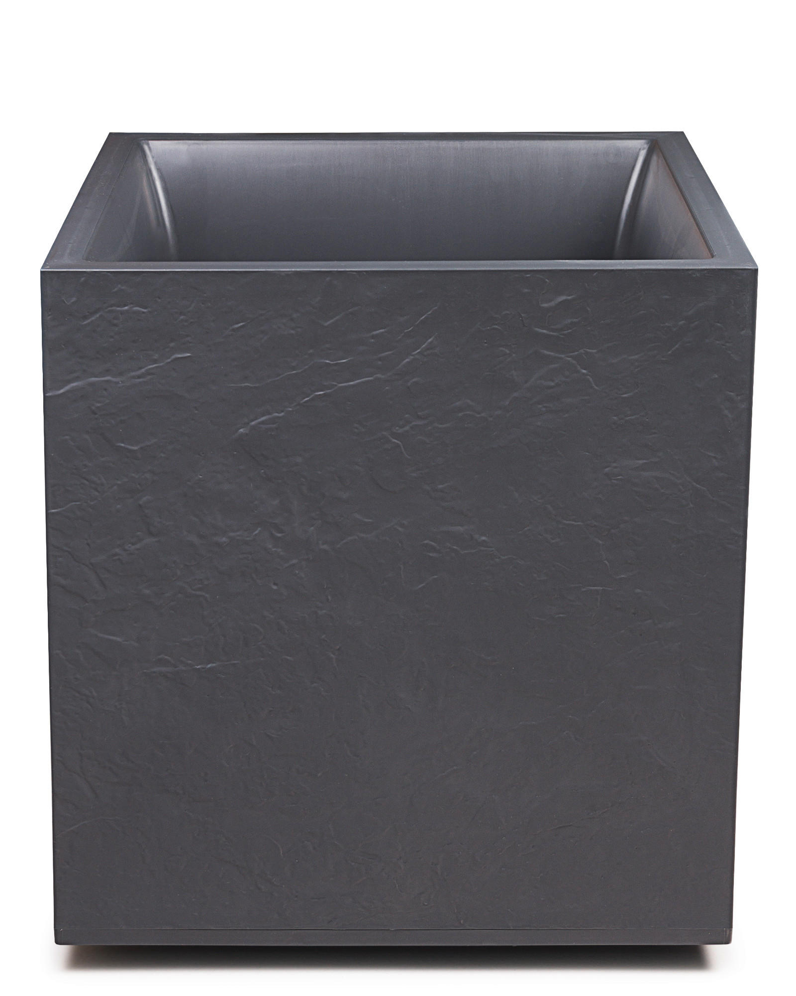 BLUMENKASTEN  - Anthrazit, Basics, Kunststoff (39/43/39cm)