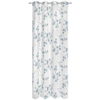 Perdea Cu Inele Tip Capsă semitransparent  - albastru, Konventionell, textil (135/245cm) - Esposa