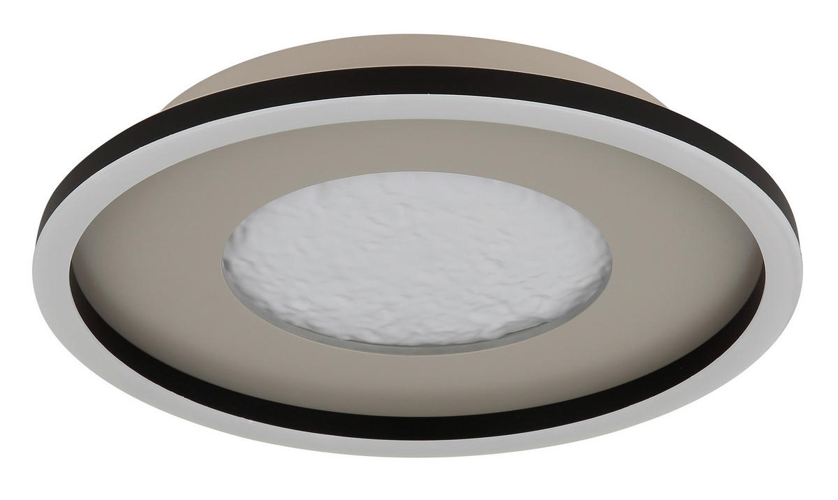LED-DECKENLEUCHTE  33/5,7 cm    - Klar/Weiss, Basics, Kunststoff/Metall (33/5,7cm) - Globo